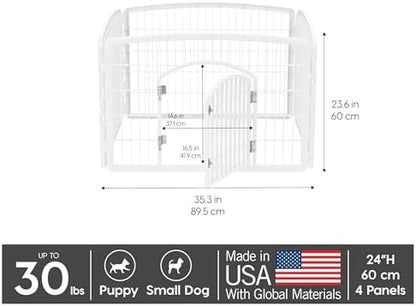 IRIS USA 4-Panel Dog Playpen - Image 2