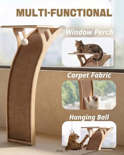 JKXJKX 47" Floor Standing Cat Window Perch - Image 2