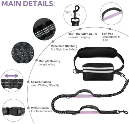 Hands Free Dog Leash for Two Dogs Walking - Image 3