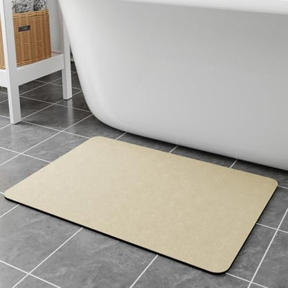 Bath Rugs 24x17-Diatomaceous Earth Stone Bath Mats by Earcu