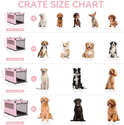 PETSFIT 40" Soft Portable Dog Crate – Patented Spiral Sturdy Frame, Collapsible - Image 2