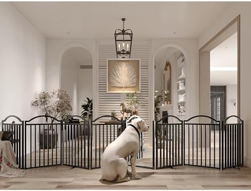 BHG Metal No-Assembly Freestanding Dog Gate - Image 2