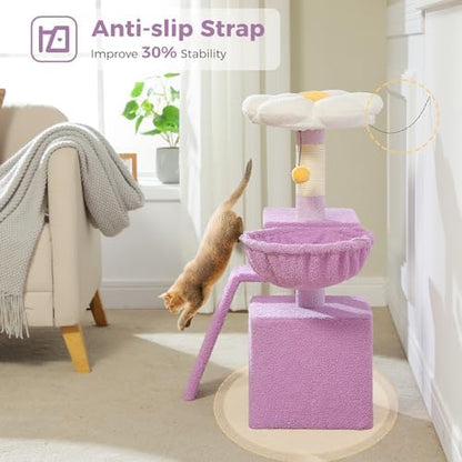 PETEPELA Cactus Cat Tree for Kittens & Small Cats, 32in Cat Tower - Image 4