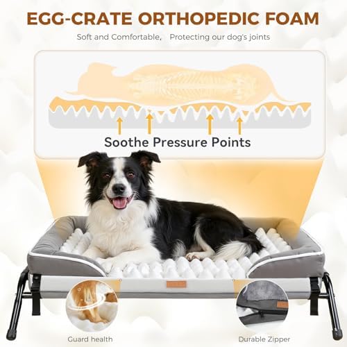 Lekereise Cooling Elevated Dog Bed - Image 4