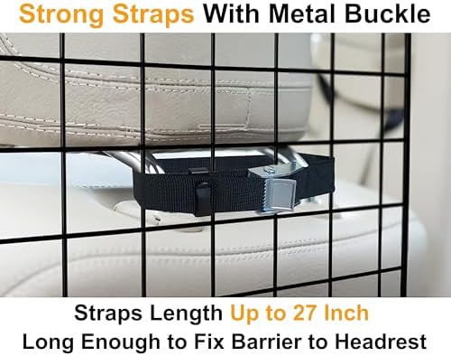 Dog Car Barrier for SUVs, Adjustable Large Pet Barriers, Universal Fit - Image 4