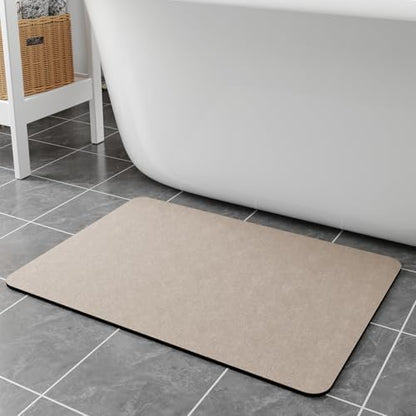 Bath Rugs 24x17-Diatomaceous Earth Stone Bath Mats by Earcu
