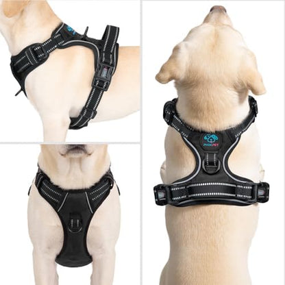 PHOEPET No Pull Dog Harnesses for Small Puppies Reflective Adjustable - Image 2