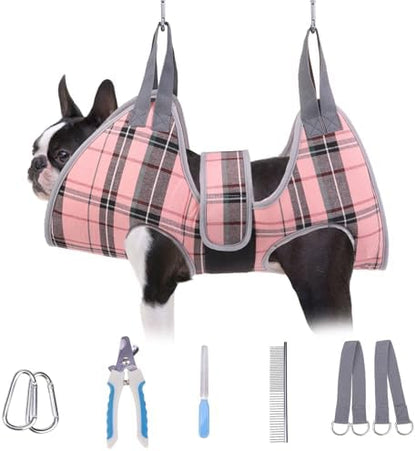 BEAUTYZOO Medium Dog Grooming Hammock Harness, Nail Trim Restraint Sling by BEAUTYZOO