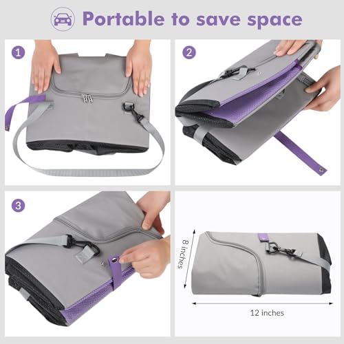 pidipiti Portable Leakproof Tall-Side cat Litter Box, - Image 5