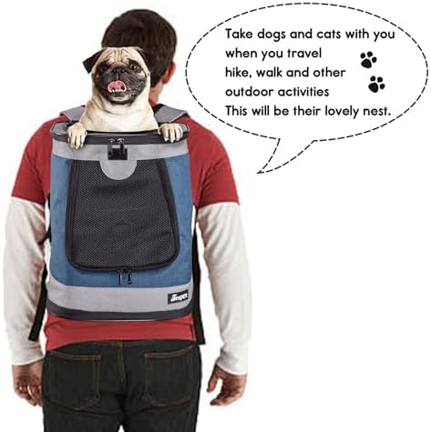 Jespet Soft Pet Carrier Outdoor Backpack - Image 5