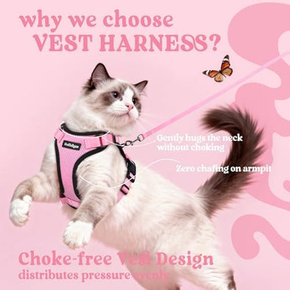 rabbitgoo Cat Harness and Leash Set, Escape Proof Vest - Image 3