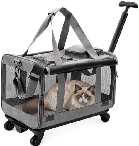 Rolling Cat Carrier with Detachable Wheels, Soft Sided by Unknown