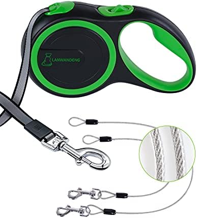 26FT Long Chew Proof Retractable Dog Leash by Lanwandeng