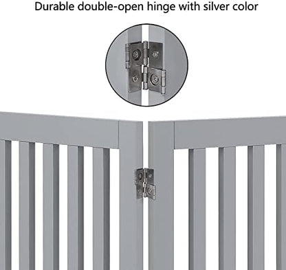 unipaws 36”H Free Standing Pet Gate - Image 7