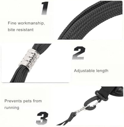 Dog Bathing Tether with Suction Cup, Adjustable Grooming Restraint - Image 4