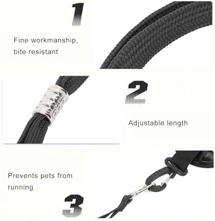 Zunate Dog Bathing Tether with Suction Cup, Adjustable Pet Shower Leash - Image 2