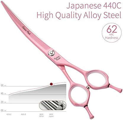 Curved Dog Grooming Scissors - Image 3