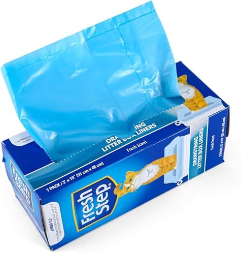 Fresh Step Drawstring Cat Litter Liners, 3 ft x 19 in, 7 Ct - Image 2