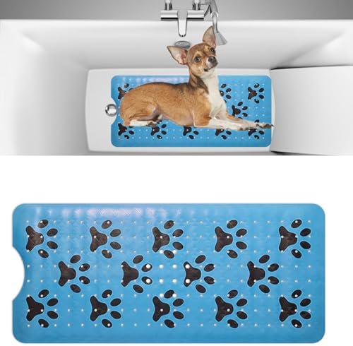 Dog Bath Mat for Tub -Non-Slip Bath Pad for Pet Dogs-Shower Non-Slip Mat Quick by WDJLMLP