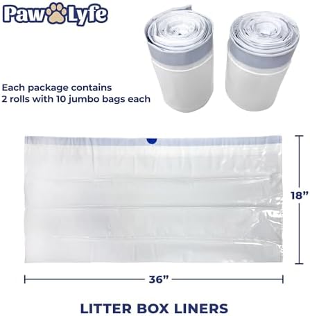 PawLyfe Jumbo Cat Litter Box Liners - Image 4