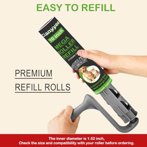 10 Inch Lint Roller Refills, 4 Rolls 240 Sheets - Image 3