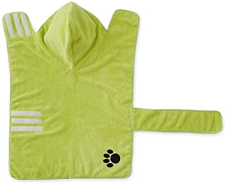 Bone Dry Pet Robe Collection, Embroidered Absorbent Microfiber Bath Robe - Image 3