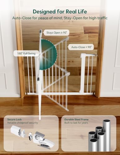Babelio Pressure Mounted Baby Gate - Image 5