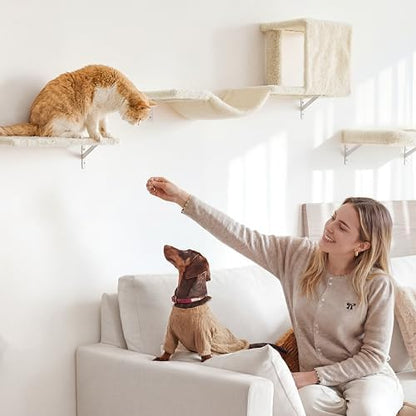 FUKUMARU Cat Wall Shelves, 4 in 1 Set - Image 4
