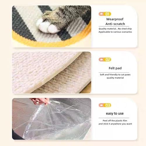 Cute Cat Scratching Mat Pineapple Wall Cat Scratcher - Image 6