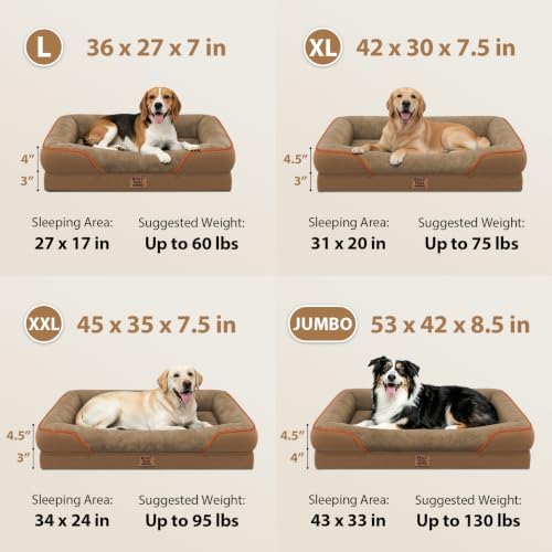 Chez Paw Waterproof Orthopedic Dog Bed - Image 6