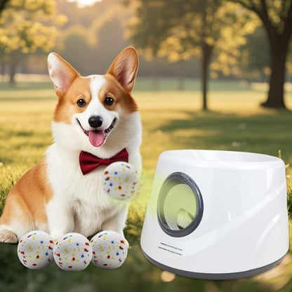 MEKAPLE Automatic Dog Ball Launcher, Upgraded Interactive Dogs Balls Thrower by Unknown