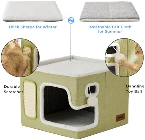 ZOMISIA Cat Beds for Indoor Cats - Image 3
