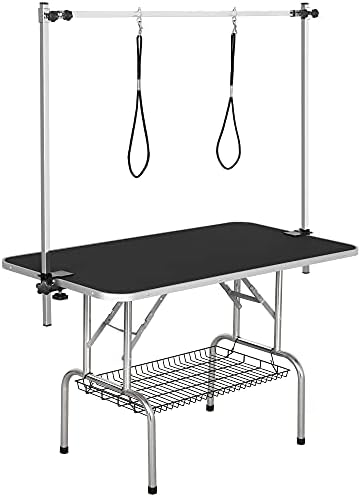Yaheetech 45-inch Large Heavy Duty Pet Dog Grooming Table W/Adjustable Overhead by Yaheetech