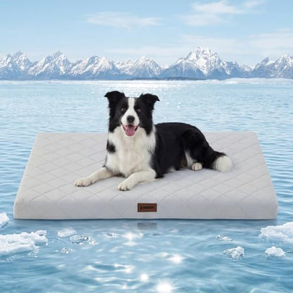 ZOMISIA Cooling Dog Bed for Crate, Q-Max>0.5 Cooling Mat by Zomisia