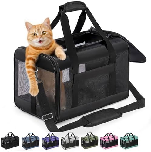 Conlun Cat Carrier Soft-Sided Pets Travel Carriers up to 15 Lbs by Conlun