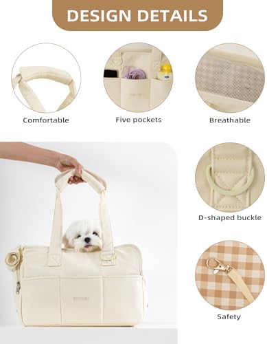 ONECUTE Dog Purse Carrier for Small Dogs Rabbit cat - Image 5