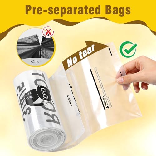 Litter Box Liners 120 Count for Litter R.o.bot 3/4/5-25.2 x 23.6 IN - Image 3