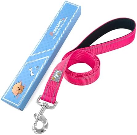 6 FT Basic Dog Leash for Small Dogs, Hot Pink - Image 6