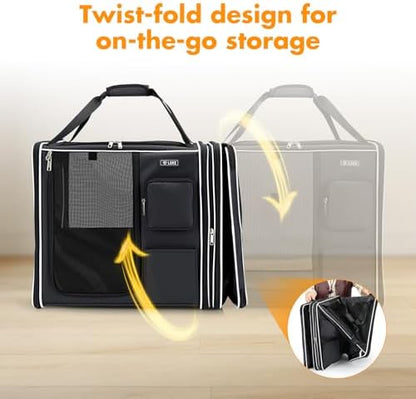 Lekereise Large Cat Carrier Soft Sided, Large cat Travel Carrier - Image 2