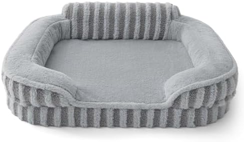 LE SURE Cute Cozy High Back Orthopedic Small Dog Bed - Image 4