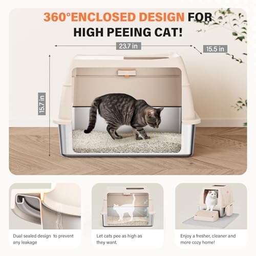 XL Stainless Steel Litter Box - Image 4
