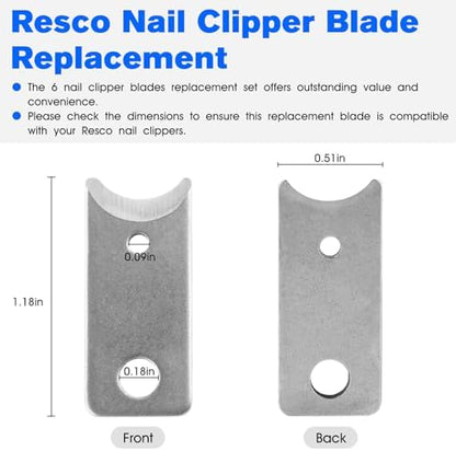 6 Pet Nail Clipper Blade Replacement Part - Image 2