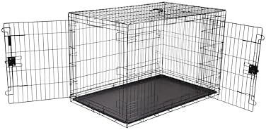 Amazon Basics Portable Metal Wire Dog Crate by AmazonBasics