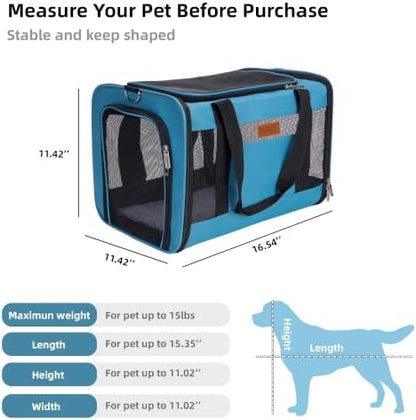 YUNIQUE Soft-Sided Cat & Dog Carrier - Image 2