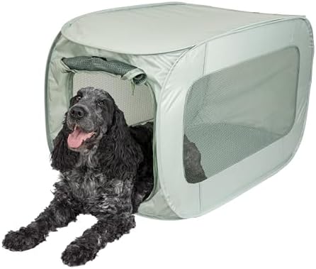 SportPet Designs Soft Sided Pop-Open Kennels, Light Green by SportPetDesigns
