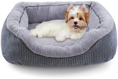 INVENHO Small Dog Bed Orthopedic Warming Soft Calming Sleeping Durable by INVENHO