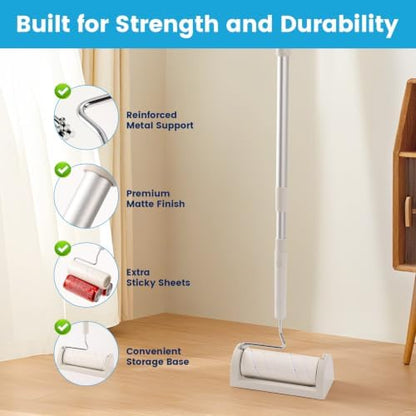 Extra Sticky Long Handle Lint Roller - Image 2