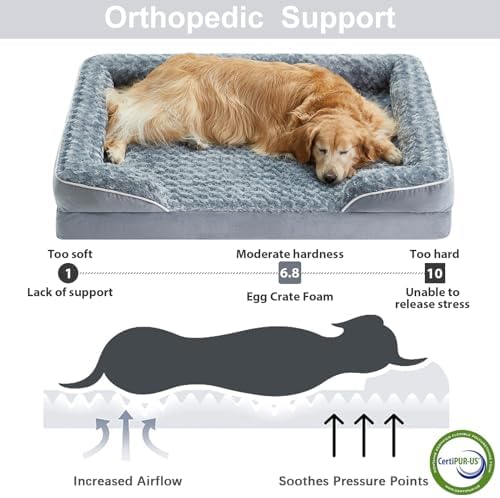 WNPETHOME Orthopedic Washable XXL Dog Bed - Image 3