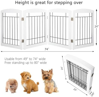 PAWLAND Free Standing Dog Gates - Image 4