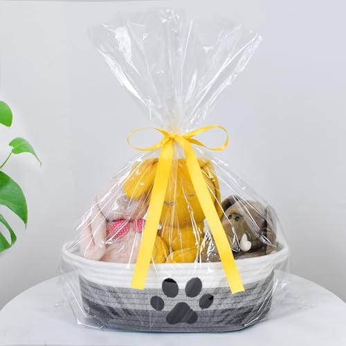 Small Woven Dog Toy Basket - Image 3